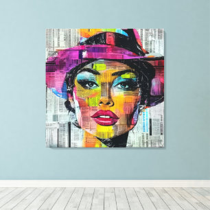 Urban Pop Art Canvas Print