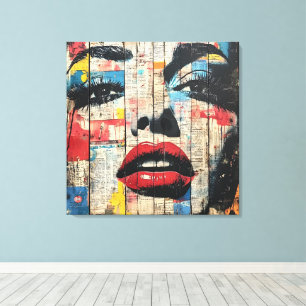 Urban Pop Art Canvas Print