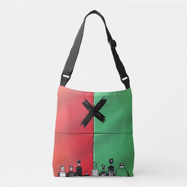 Urban Pop Art X Crowd Tote (Front)