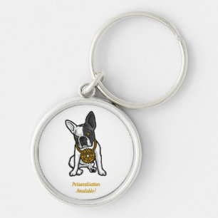 Urban Pug Rapper Hip Hop Street Style Dog Key Ring