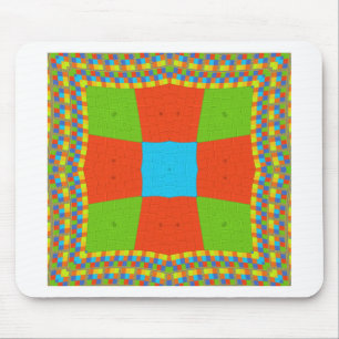 "Urban Quilt" European Geometric Pattern Art Mouse Mat
