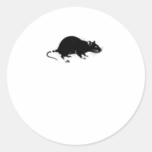 Urban Rat Stencil Graffiti Art Sticker