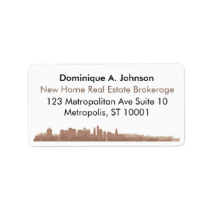 Urban Real Estate Custom Return Address Labels