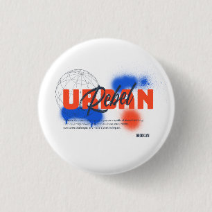 Urban Rebel Graffiti Style Street Aesthetic 3 Cm Round Badge