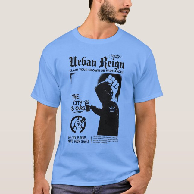 Urban Reign – Claim Your Crown Graphic Tee (Front)