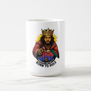 Urban Royalty Born To Rule King Graphic Men's T-Sh Coffee Mug