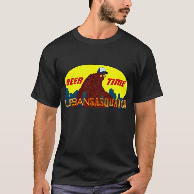 Urban Sasquatch Beer Time T-Shirt (Front)