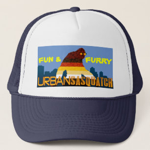 Urban Sasquatch Fun & Furry Bear Pride Trucker Hat