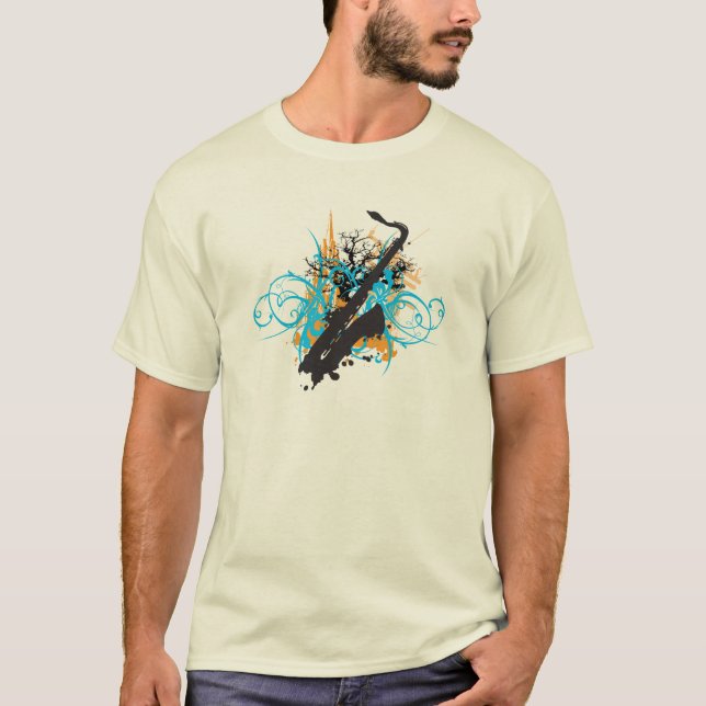 Urban Saxophone T-Shirt (Front)