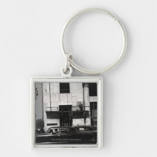 Urban scene in USA Key Ring