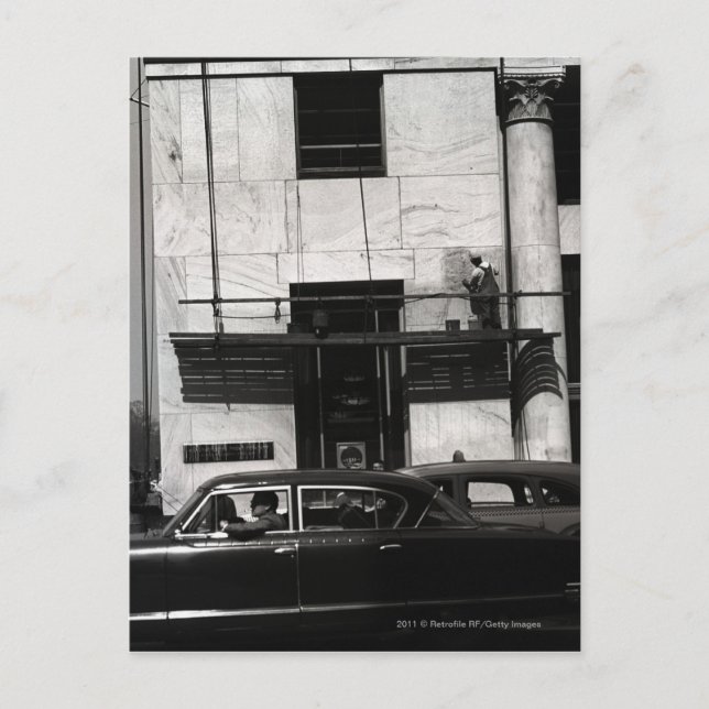 Urban scene in USA Postcard (Front)