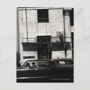 Urban scene in USA Postcard