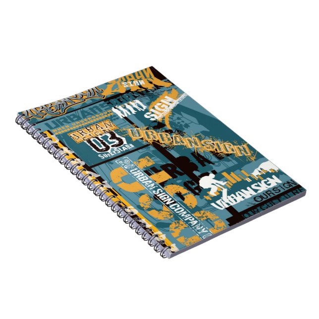 Urban Sign Notebook (Right Side)