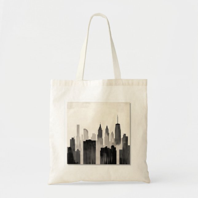 Urban Silhouette Tote Bag (Front)