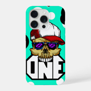 Urban Skull Pop Art Illustration  iPhone 15 Pro Case
