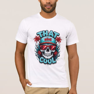 Urban Skull Vibes – 3D Glasses & Graffiti Art Tee