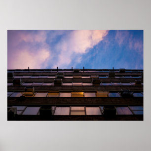 Urban Sky and Building Photograph Print