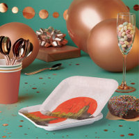 Urban Skyline with Red Sun Grunge Cityscape 