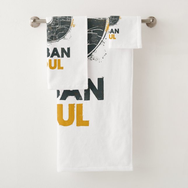 Urban Soul City   Bath Towel Set (Insitu)