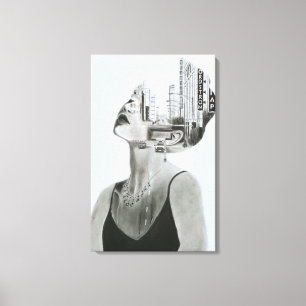 Urban Soul Fragments Canvas Print