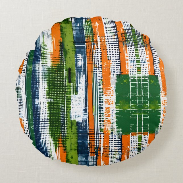 Urban Soul Patterns  Round Cushion (Front)