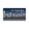 Urban Sprawl distressed Business cards (blue)