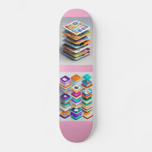 Urban Stack Skating Pad – Modern Tech-Inspired Des Skateboard