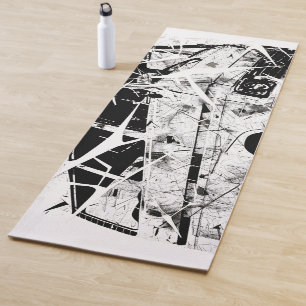 Urban Street Art Abstract Shattered Vintage Van Yoga Mat