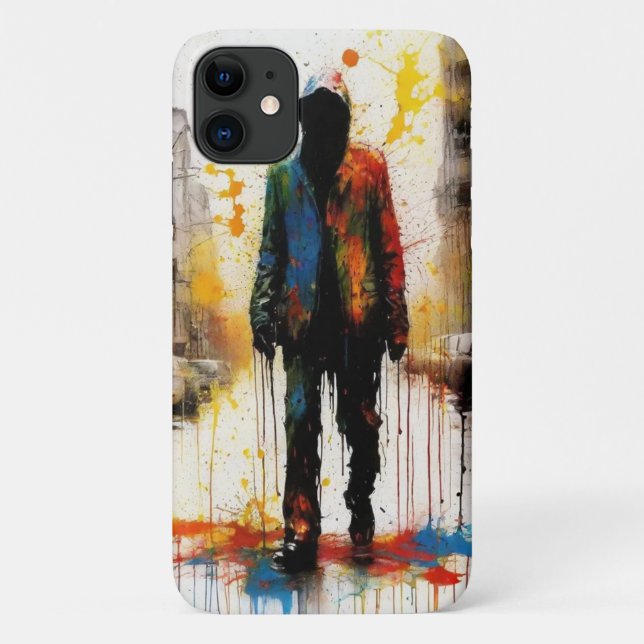 Urban Street Art Drip Painting Case-Mate iPhone Case (Back)