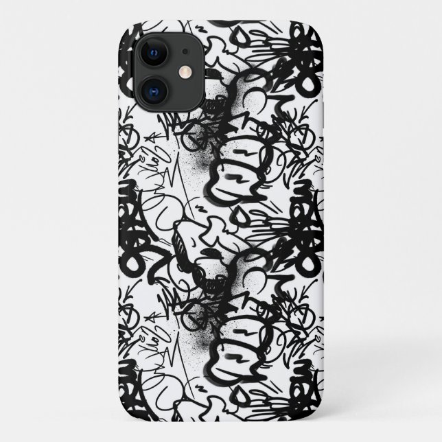 Urban Street Art Graffiti Pattern  Case-Mate iPhone Case (Back)