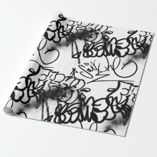 Urban Street Art Graffiti Pattern Wrapping Paper