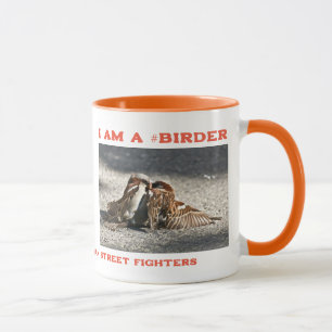 Urban Street Fighters House Sparrows Birder Mug