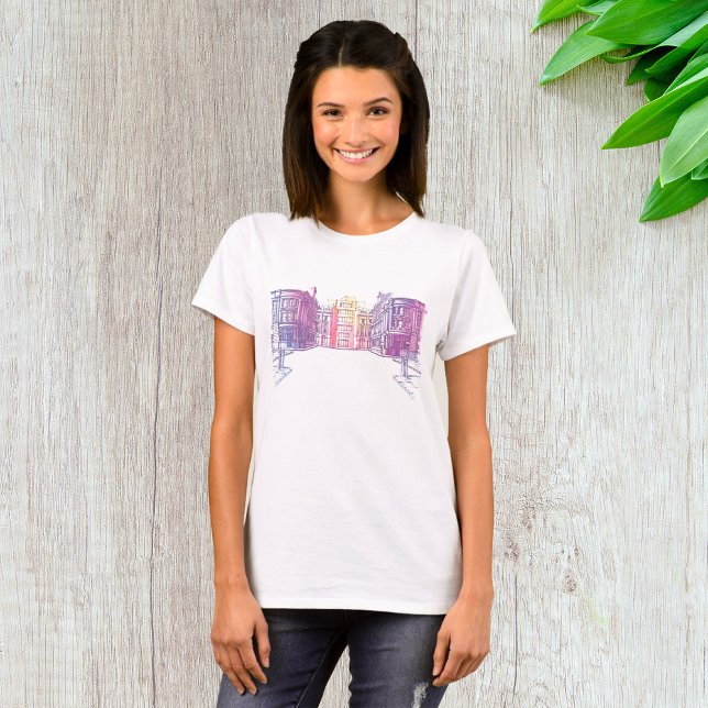 Urban Street Illustration T-Shirt (Creator Uploaded)