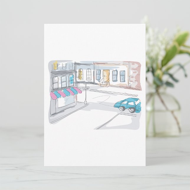 Urban Street Scene Invitations (Creator Uploaded)