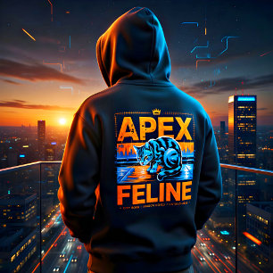 Urban Streetwear Cat Lover Alpha Style Hoodie