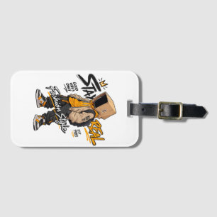 Urban Streetwear Fashion Character – Cool Graffiti Luggage Tag