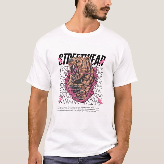 Urban Streetwear Graphic T-Shirt | Art Tee for Men (Front)