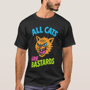 Urban-style cat portrait Wild cat artwork T-Shirt