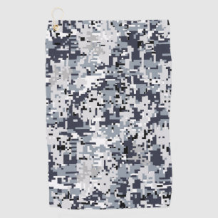 Urban Style Digital Camouflage Decor on a  Golf Towel