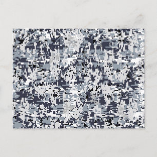 Urban Style Digital Camouflage decoration Postcard