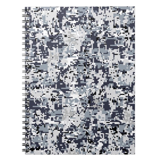 Urban Style Digital Camouflage Notebook (Front)