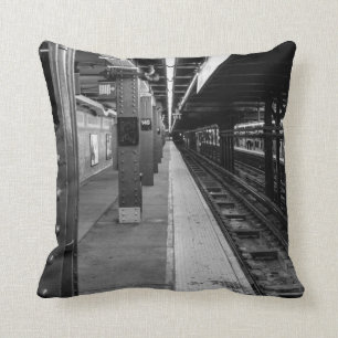 Urban Subway photo Cushion