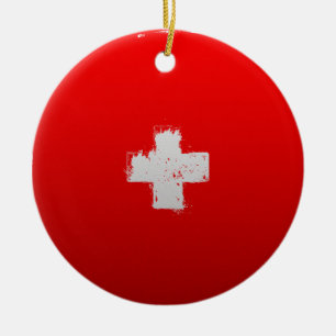 Urban Switzerland Ceramic Tree Decoration