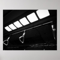 Urban Train Ceiling with Hand Straps