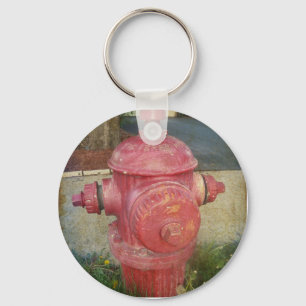 Urban Treated Fire Hydrant Keychain. Key Ring