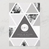 Urban Triangle Overlay | Modern Save The Date