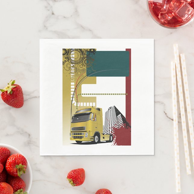Urban Truck Paper Napkins (Creator Uploaded)
