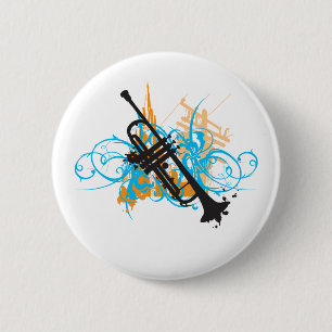 Urban Trumpet 6 Cm Round Badge