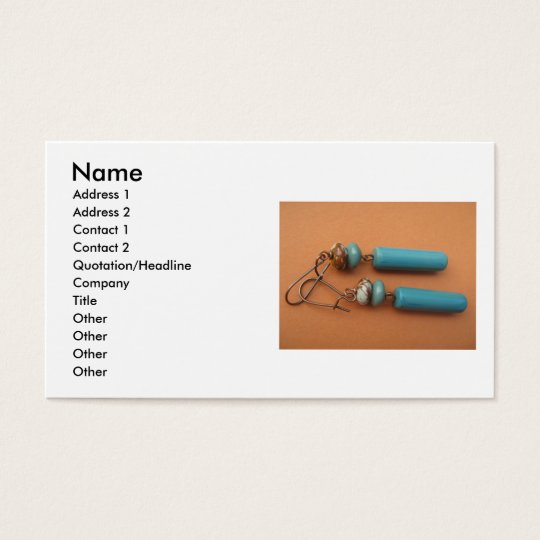 Urban Turquoise Business Card