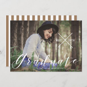 Urban Typography Graduate Photo Announcement